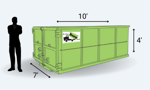 Dimensions of 10 Yard Dumpster